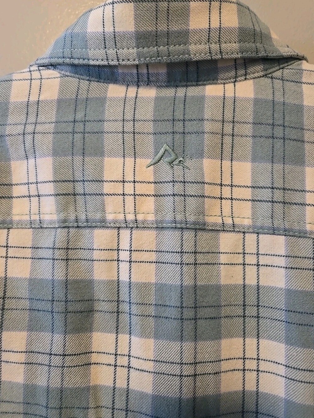 Ridgecut Toughwear Women's Button Up Flannel Shirt Green Plaid W/Pockets  XL - Picture 7 of 7
